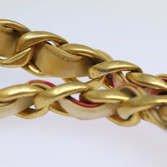 CHANEL Chain Tote Bag Vinyl White CC Auth 77840 - Picture 8 of 16